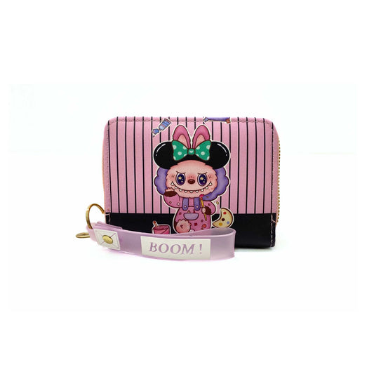 S3798 Labubu Mini Wallet with Wristlet strap
