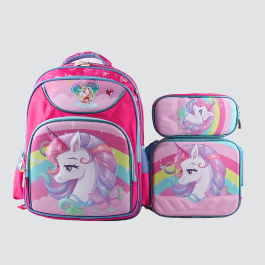 3625 Unicorn 3-Piece Backpack / Trolley Set