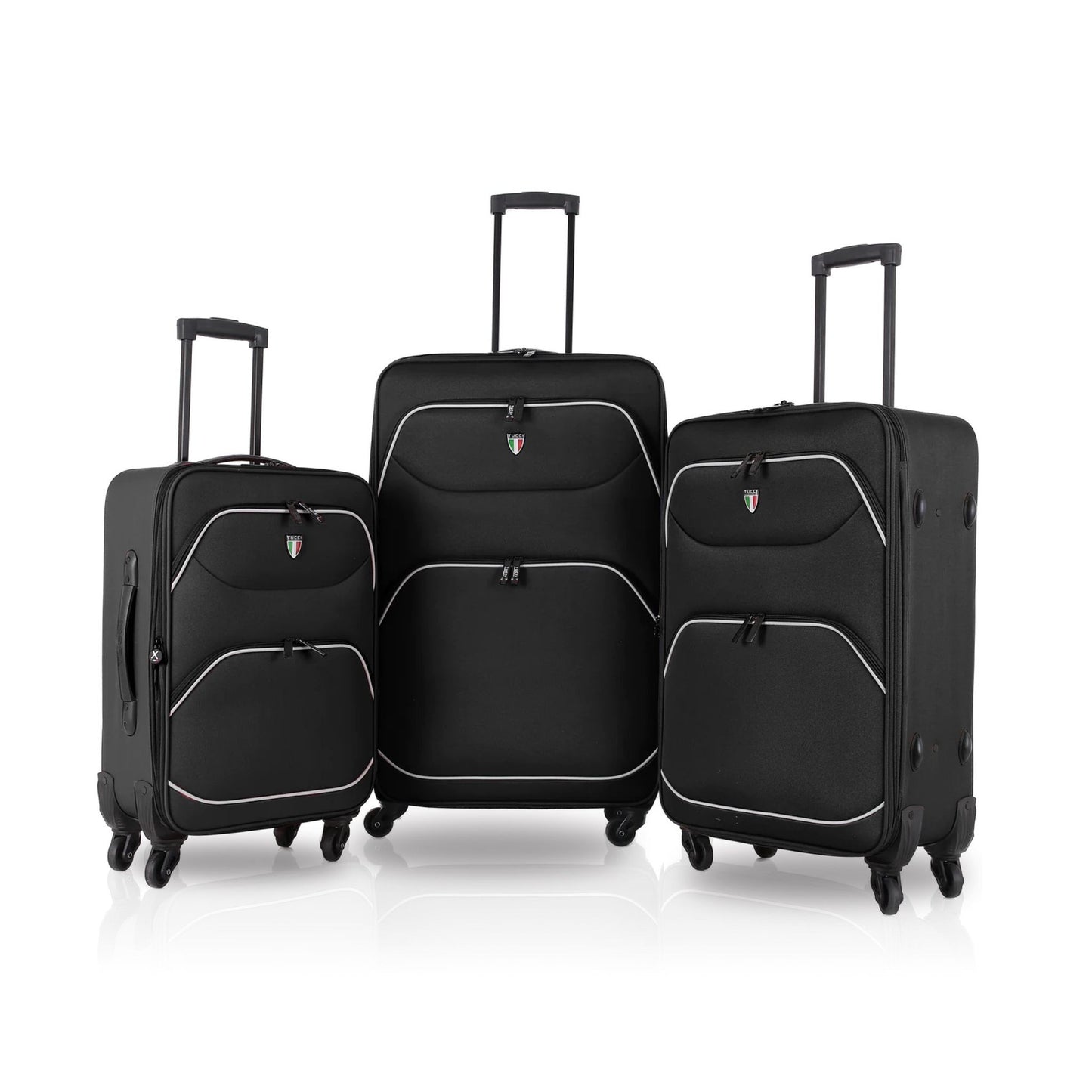 TO368 Black Softside Luggages