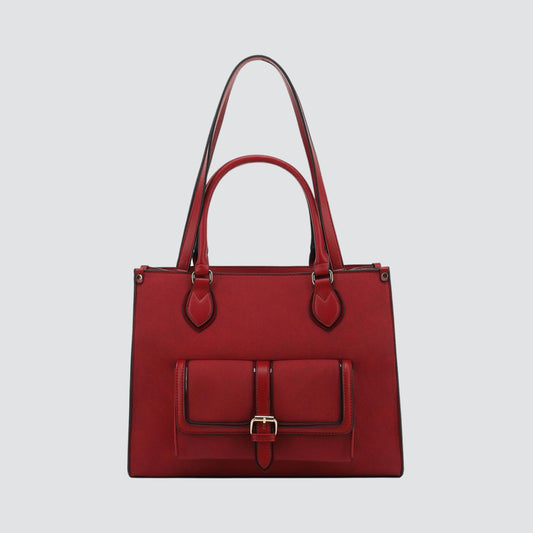 Burgundy bosalina fashion handbag