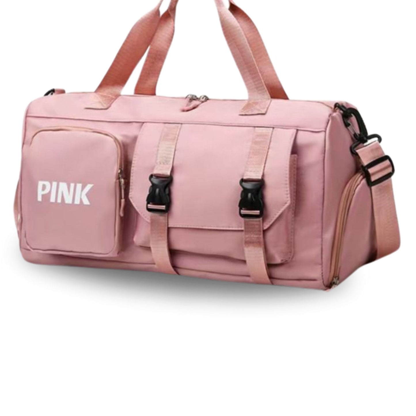 A1756 Pink Duffel Bag