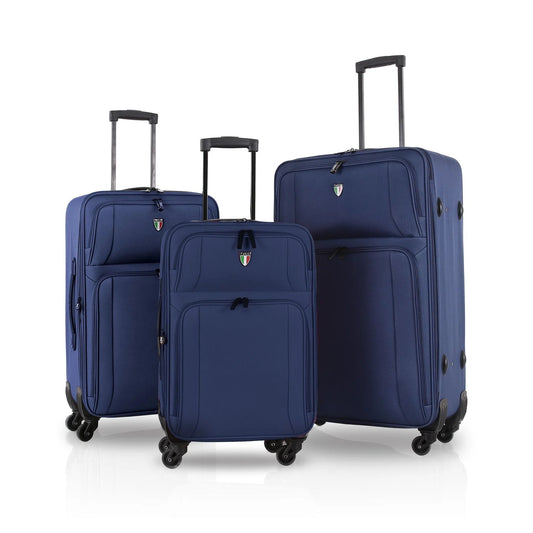 Tucci Navy Blue Softside Luggages