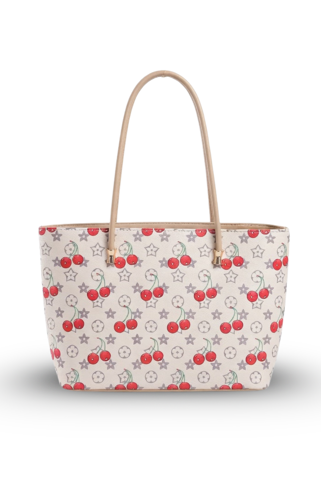 Cherry Print Tote Bag