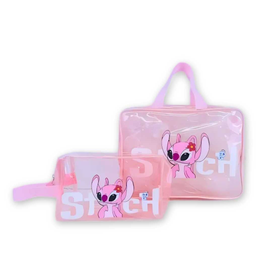 AB194 Lilo & Stitch 2-Piece Multipurpose Pouch Set