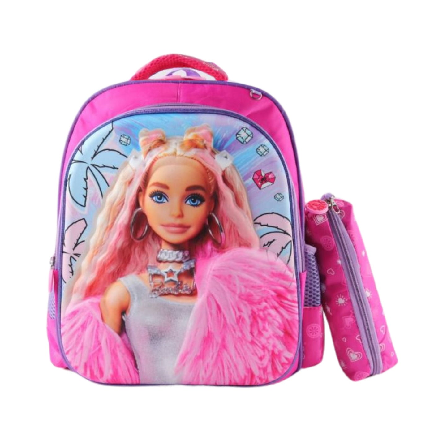 BC238 Barbie Backpack & Pencil Case