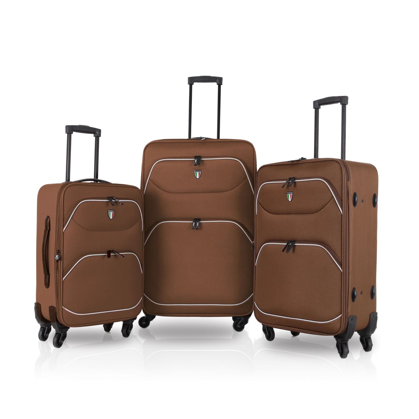 TO368 Tucci Brown Softside Luggages