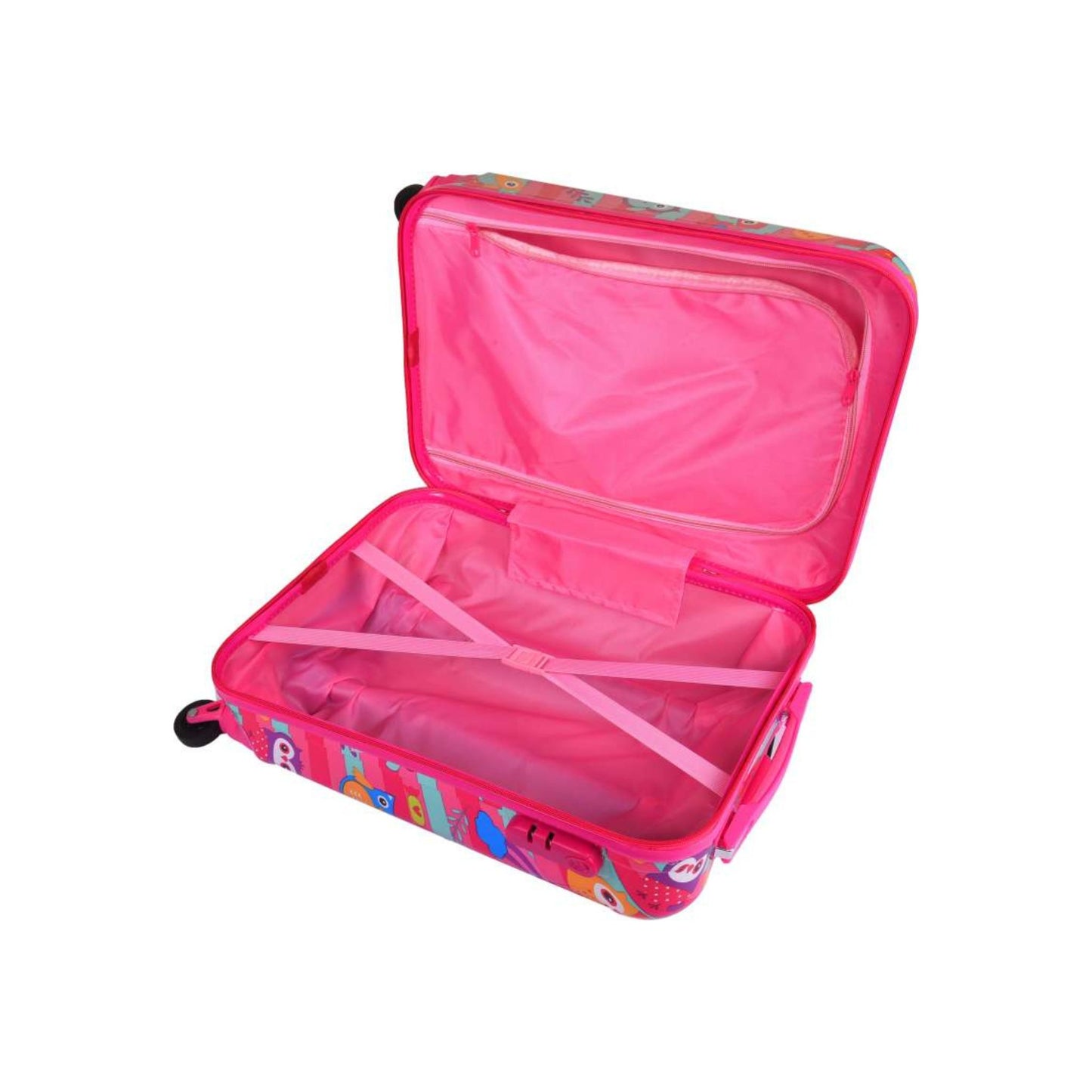 Pink Owls Kids Luggage