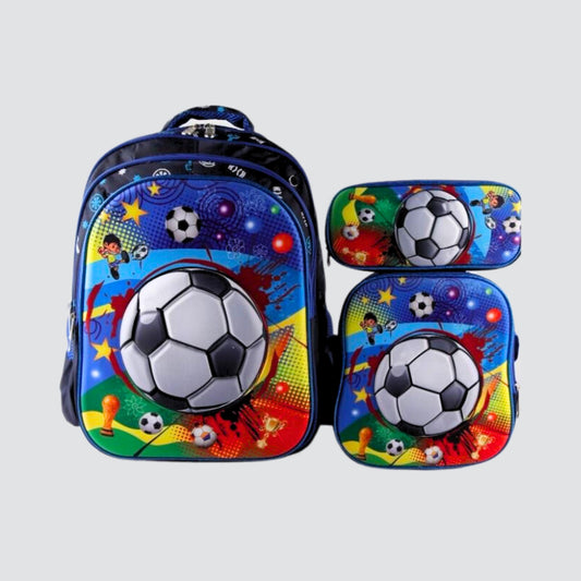 Football 3 Piece Backpack Set