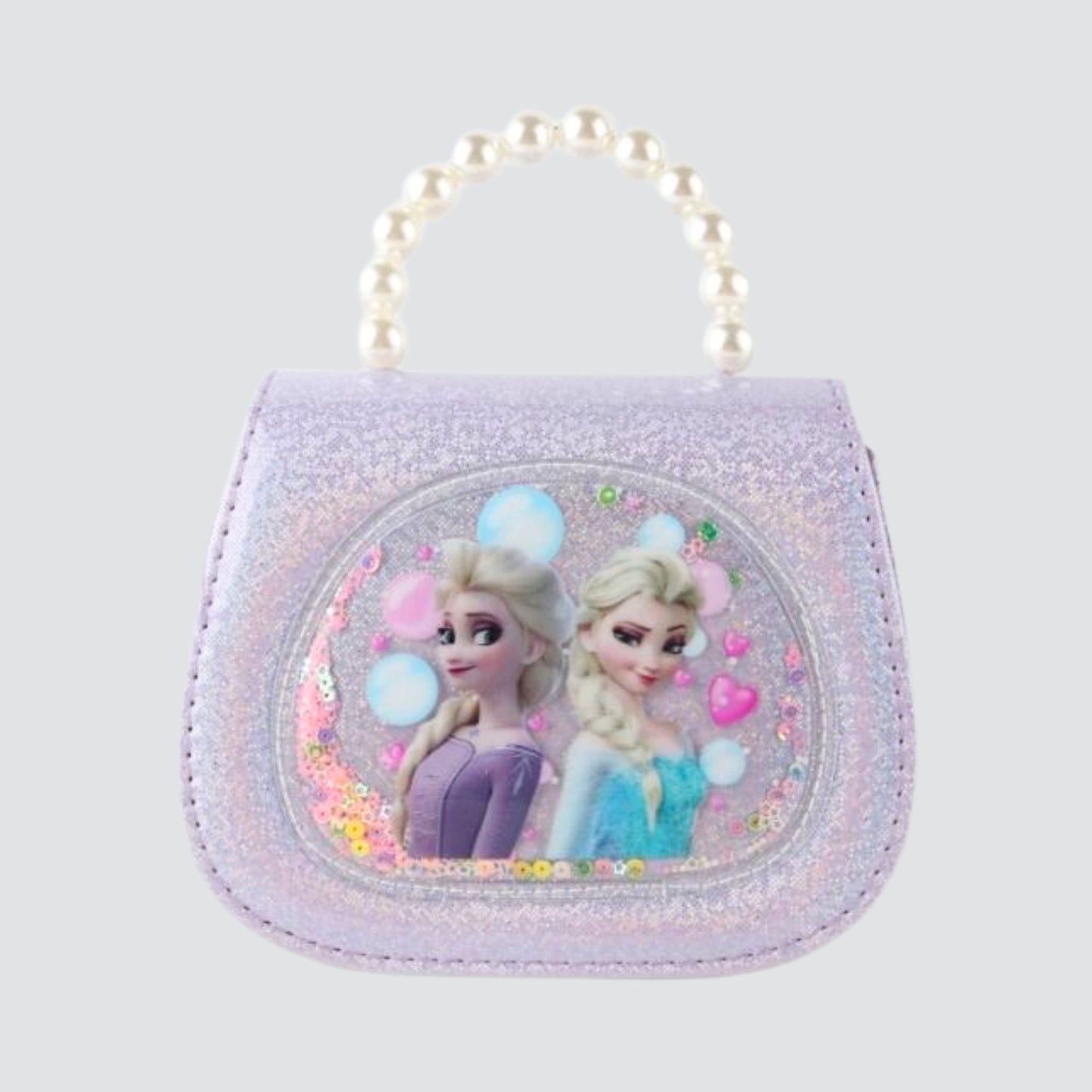 Lilac Frozen Handbag / Crossbody Bag