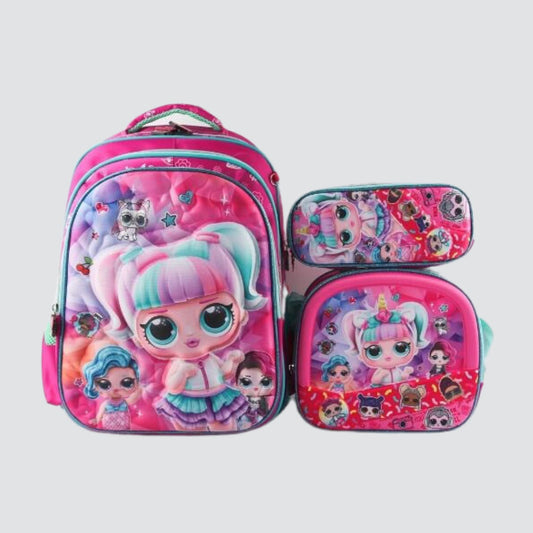 G3026 LOL 3-Piece Backpack / Trolley Set