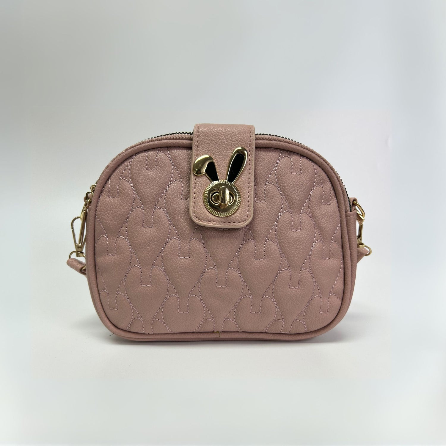 Light Pink Bunny Ears Crossbody Bag