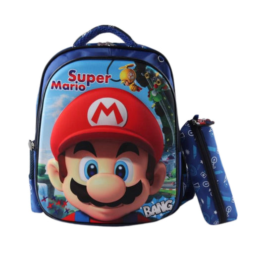 G241 Mario Bros Backpack & Pencil Case