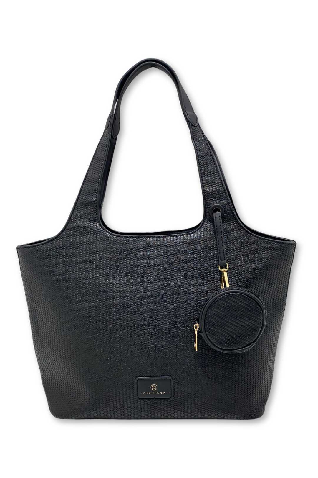 DS2427H Cipriana Tote Handbag with Keychain Pouch