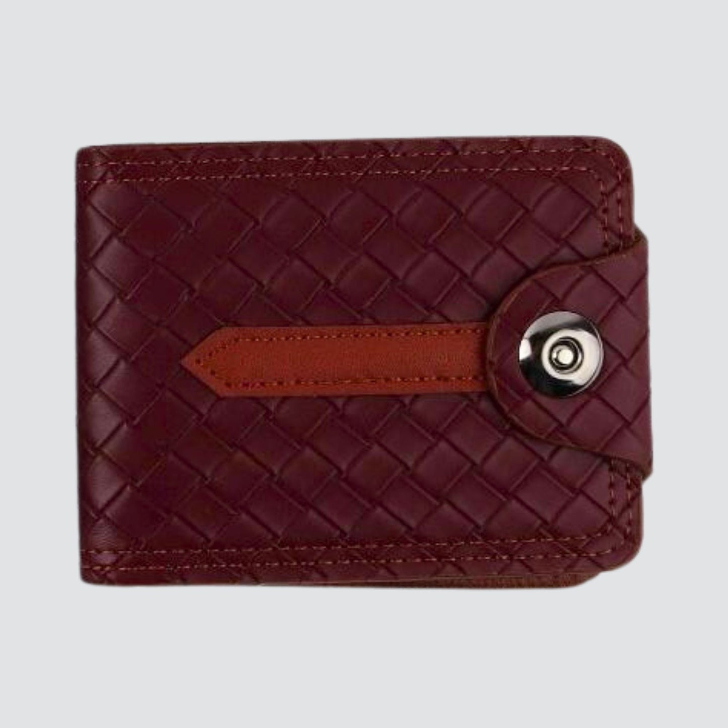 Brown Men's Faux Leather Wallet