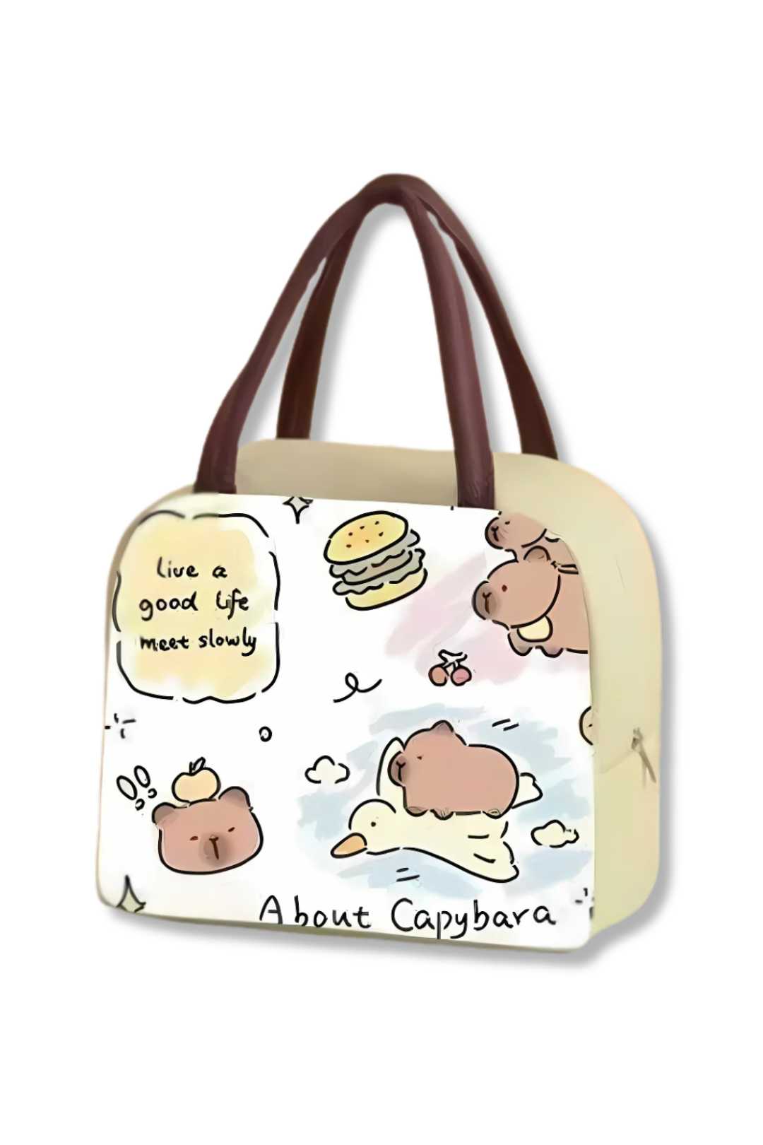 AB198 Capybara Insulated Lunch Bag