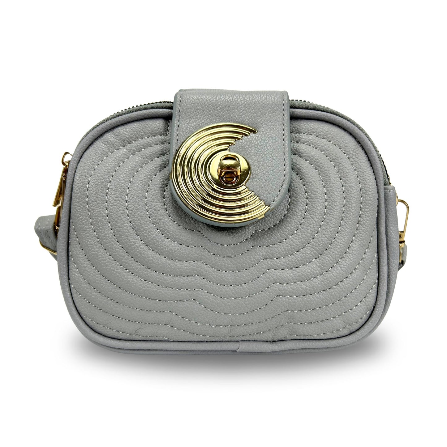 3LB139 Triple Sectioned Crossbody Bag