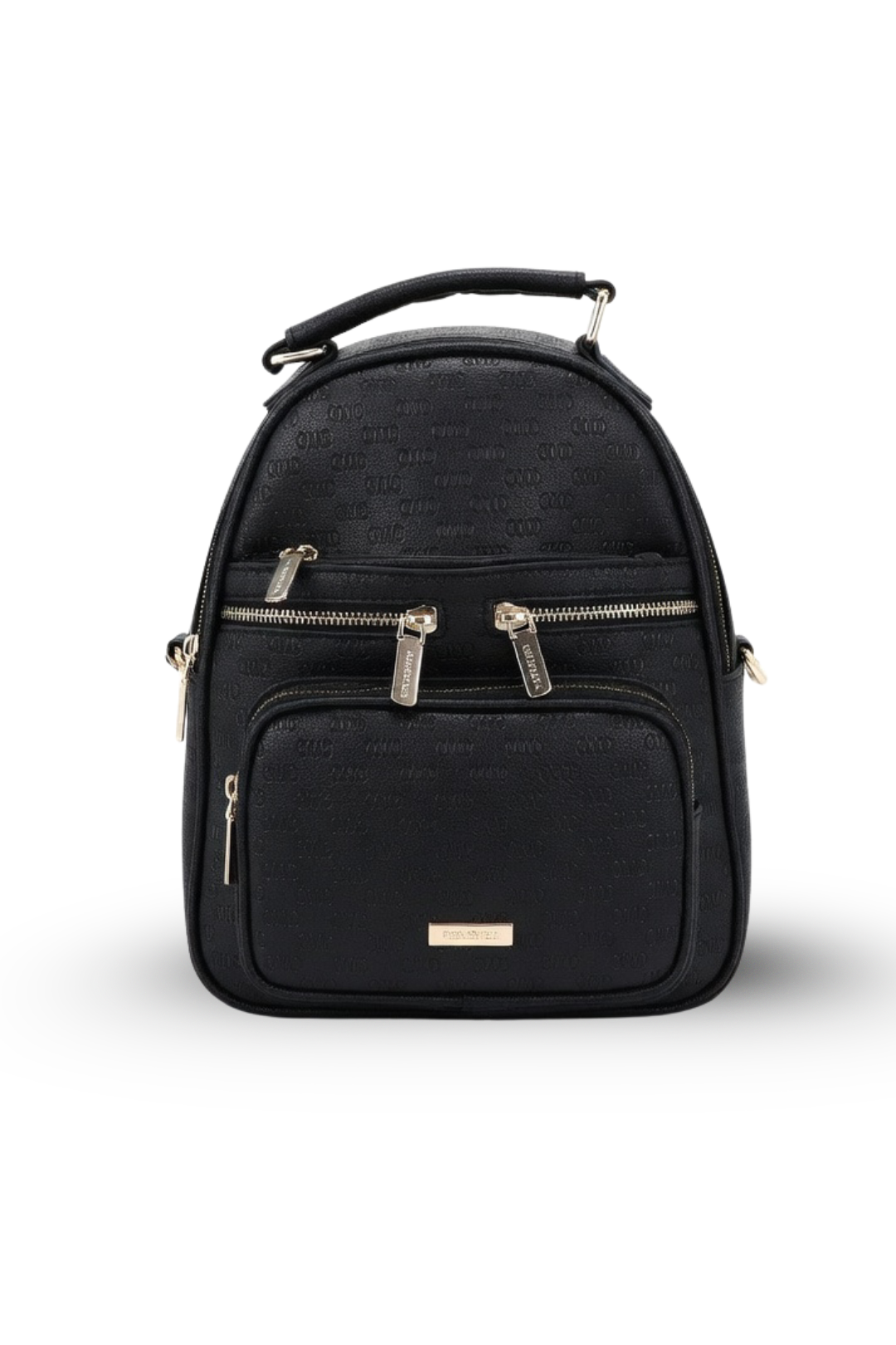 Multi-Zip Mini Backpack with Crossbody Strap
