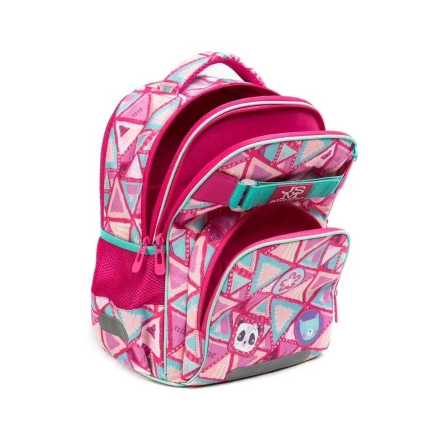 Colourful Abstract Girls 3-Piece Backpack Set