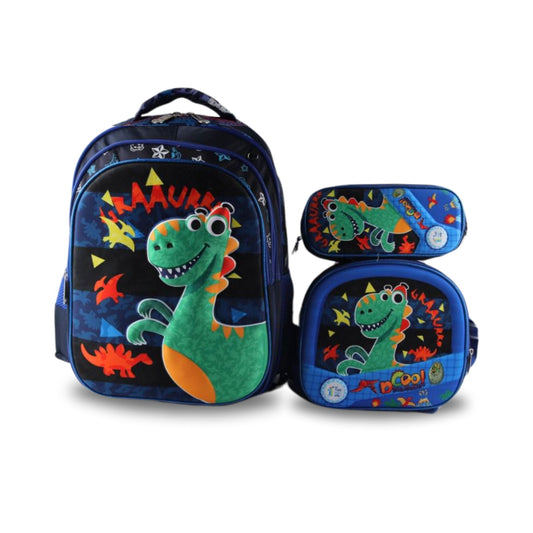 G171 Dinosaur 3-Piece Backpack Set