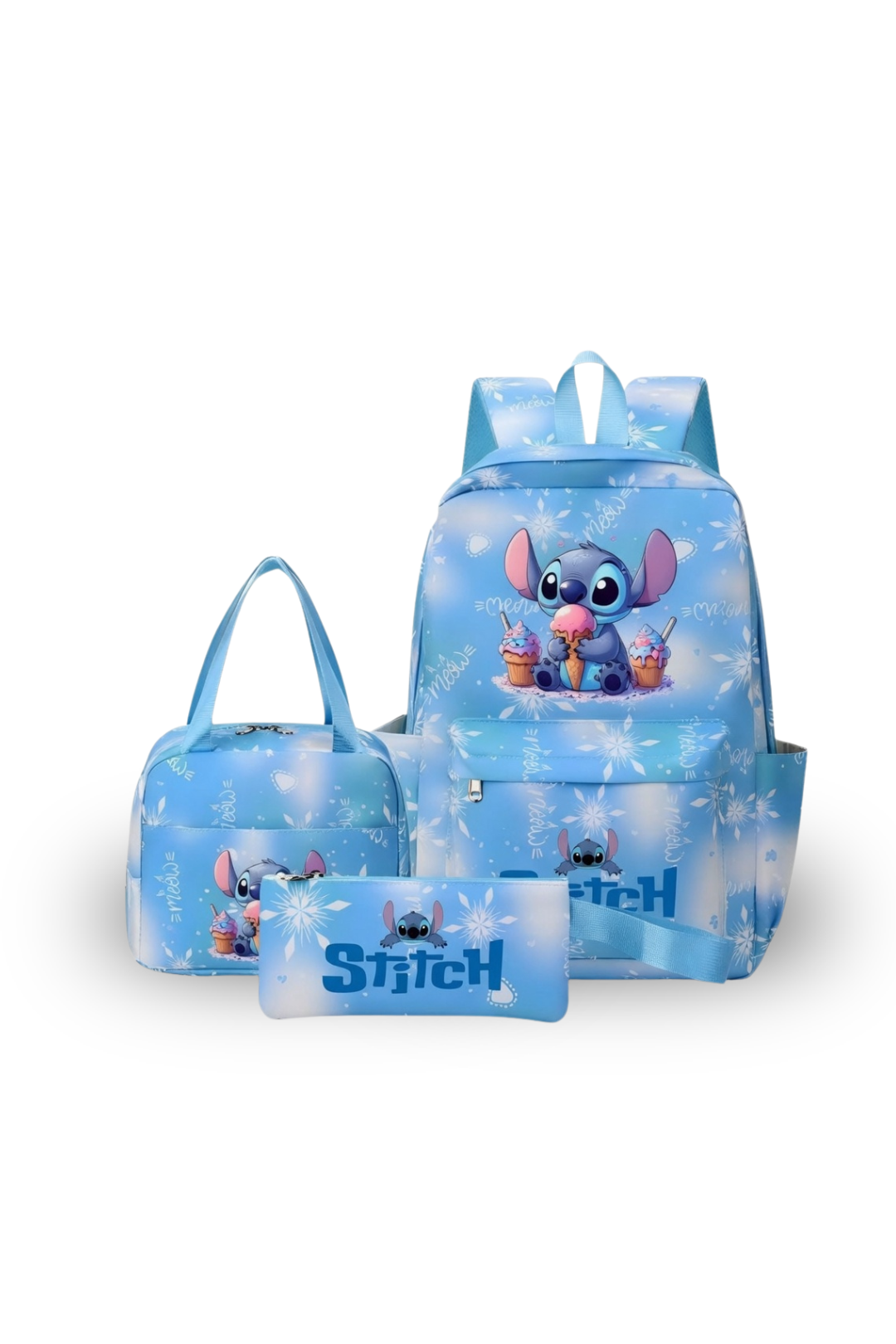 Kids 3-Piece Stitch Backpack Set