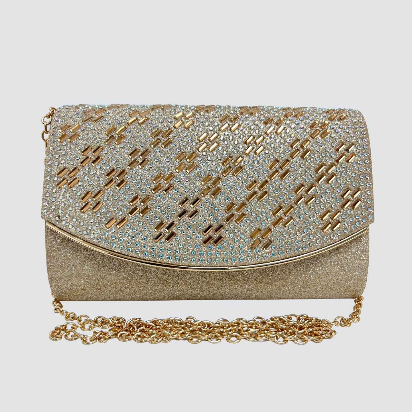 H5440 Deline Women Glitter Box Clutch