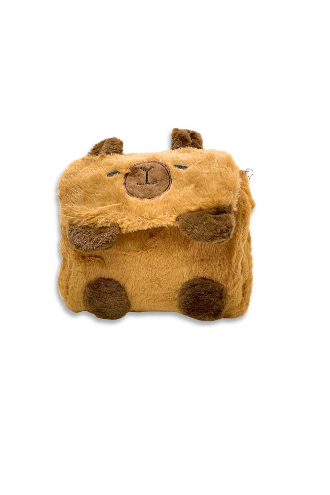 G692 Plush Capybara Convertible Backpack