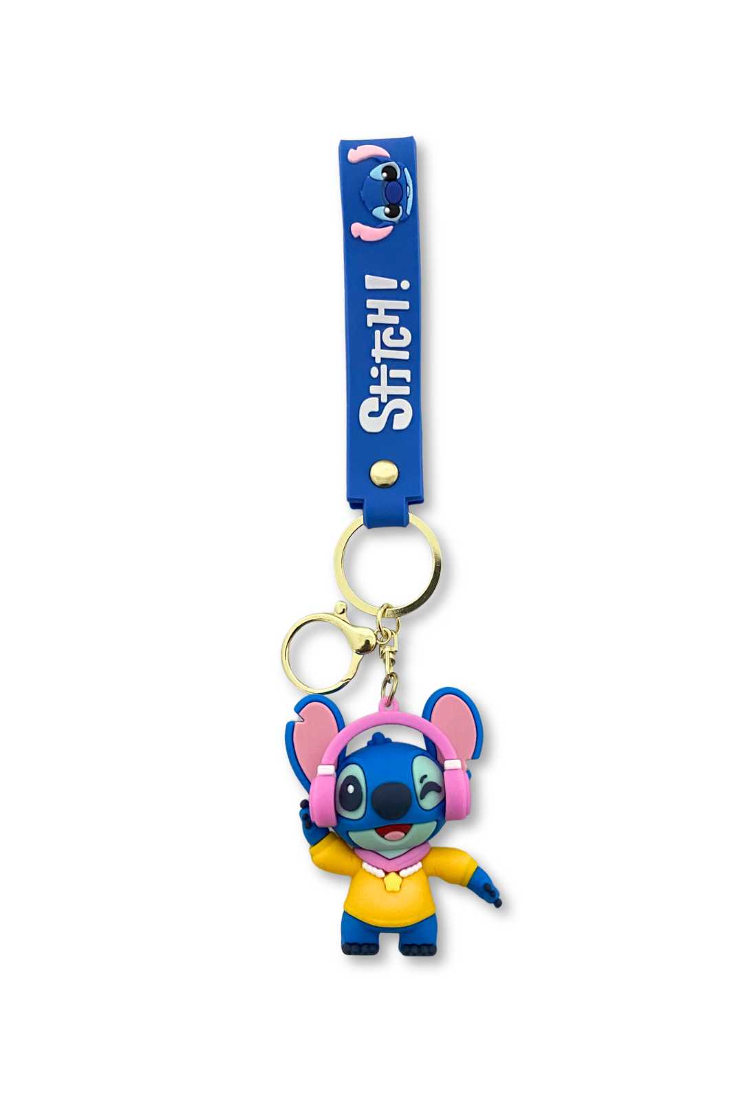 C80 Silicone 3D Stitch Keychain