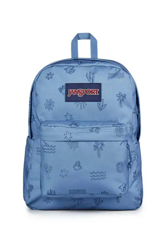 Jansport Superbreak Plus Sunny Sketches Blue