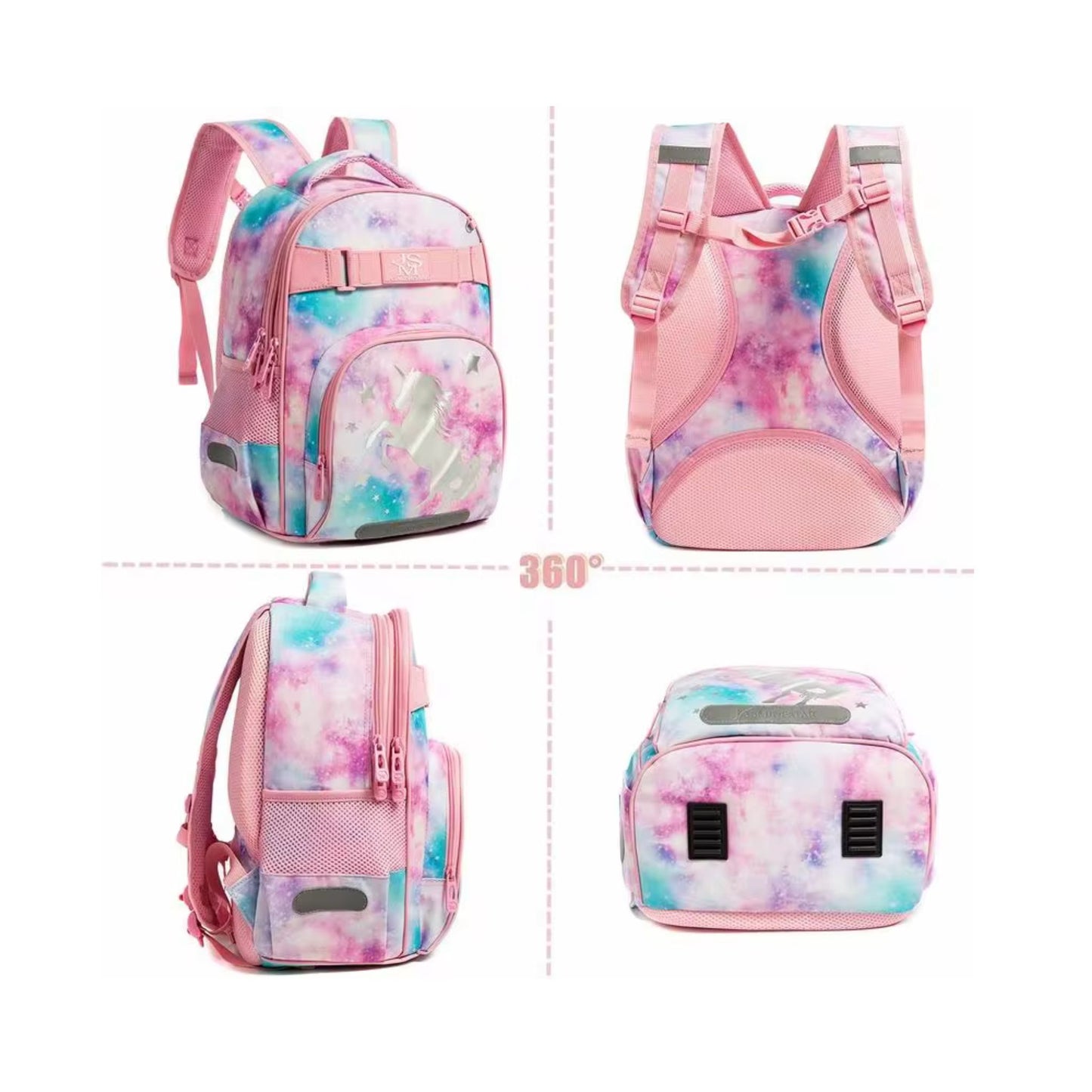 Unicorn 3-Piece Backpack Set