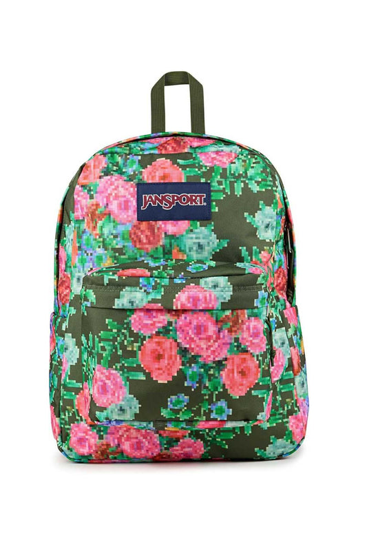 Jansport Superbreak Bit Bouquet Green