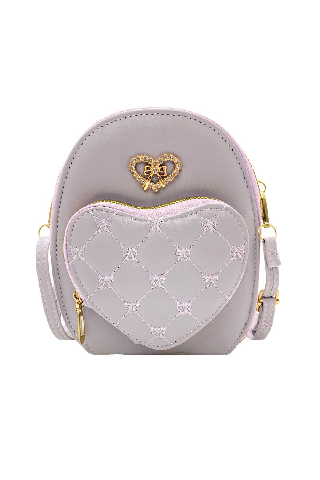 S3672 Heart Crossbody Bag