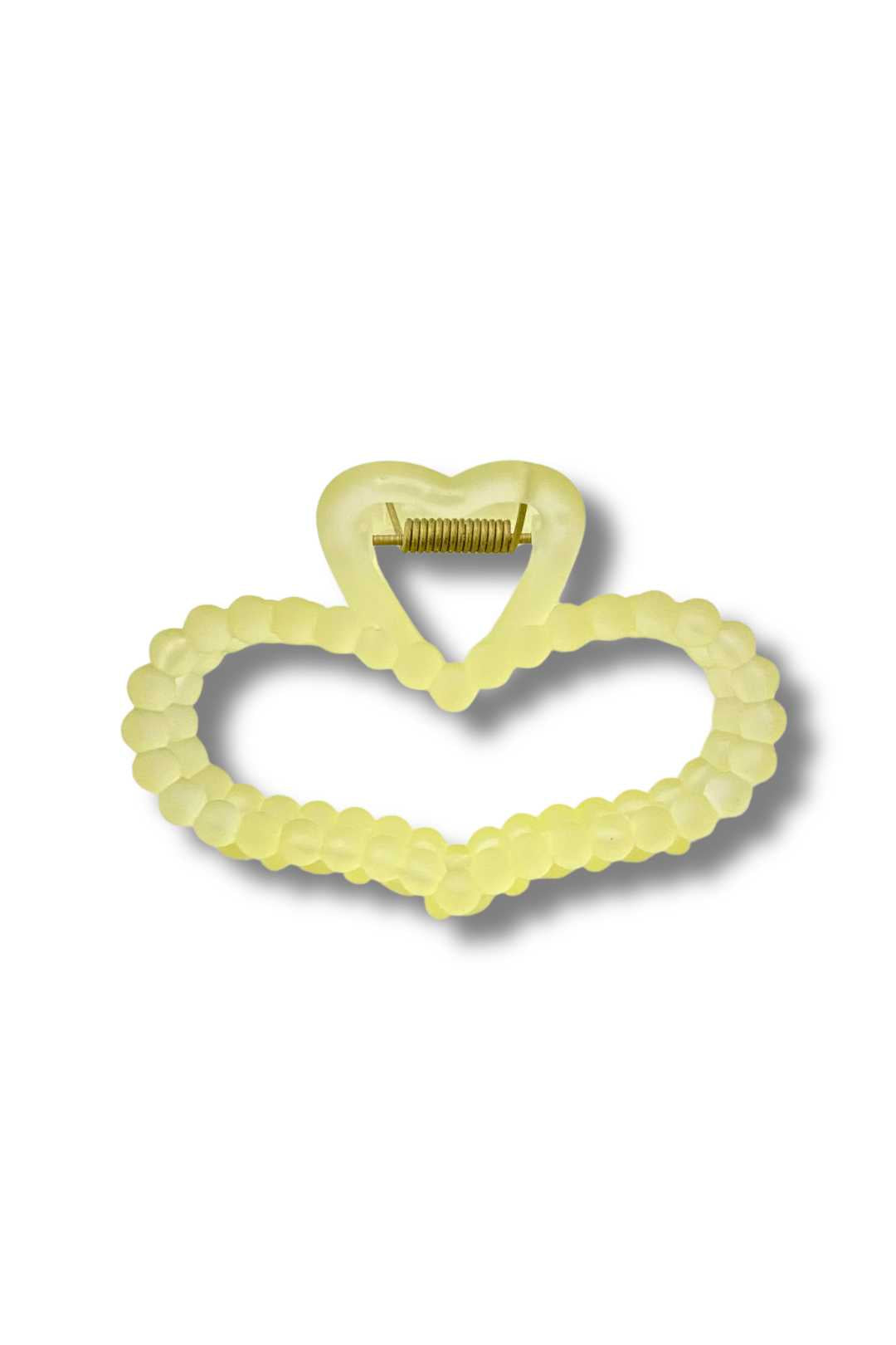 457 Heart-Shaped Hair Claw Clip