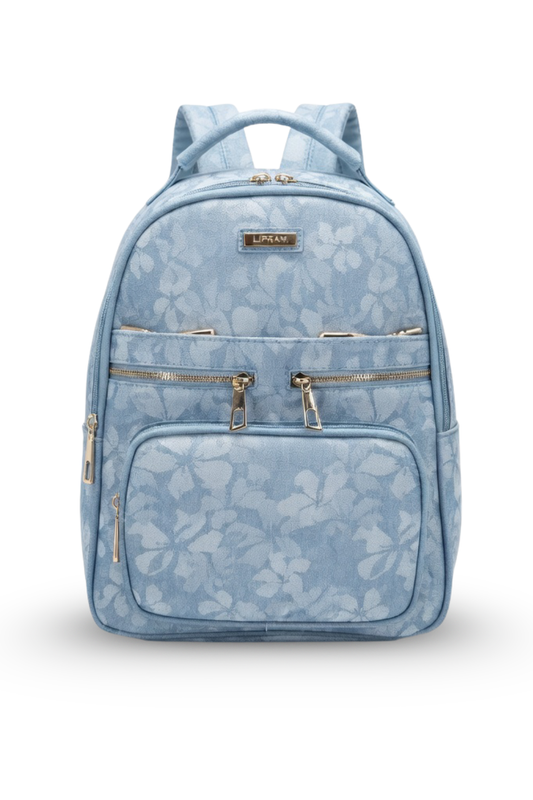 Elegant Floral Textured Backpack