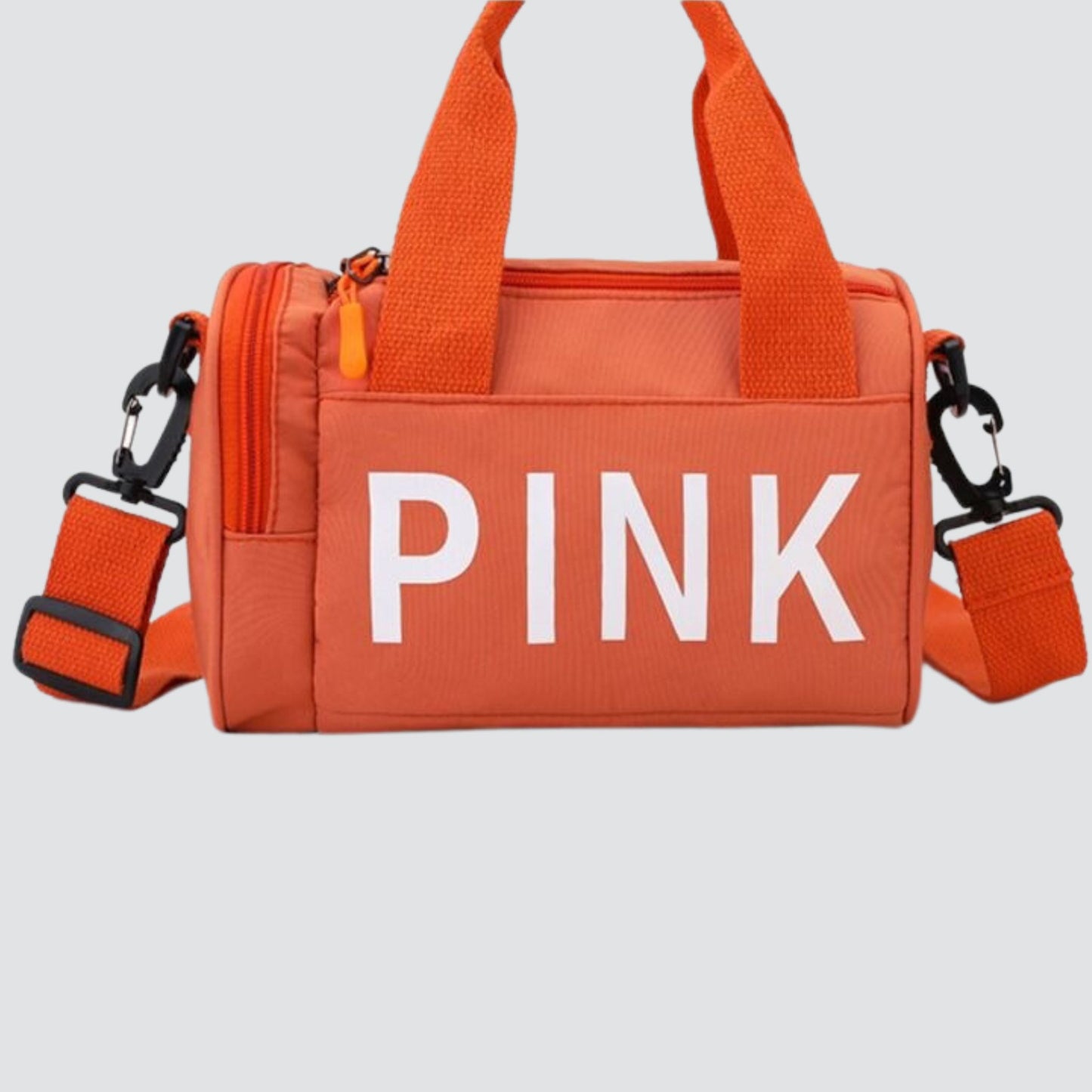 Orange Pink Brand Mini Duffel Bag