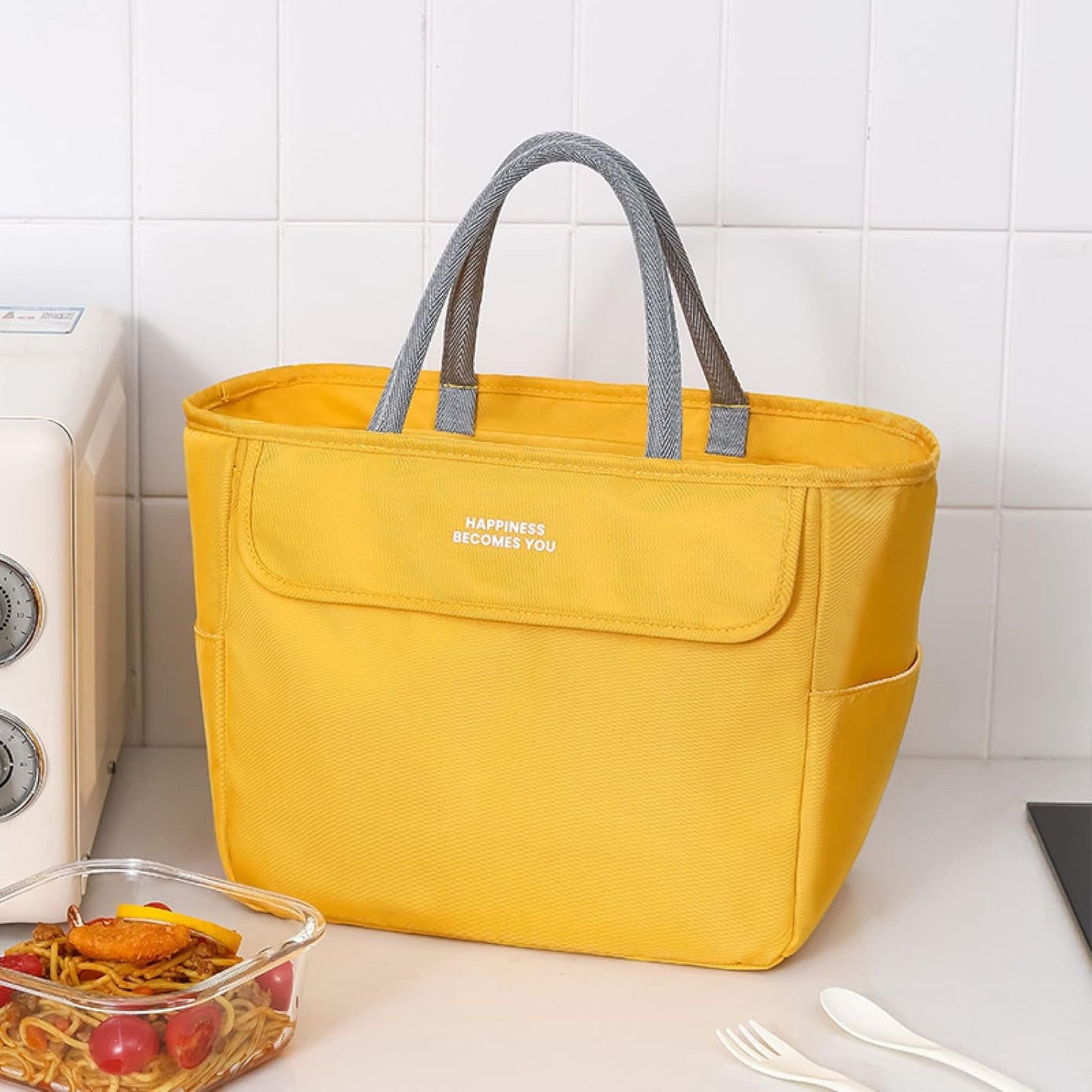 Happiness Insulated Lunch Tote Bag