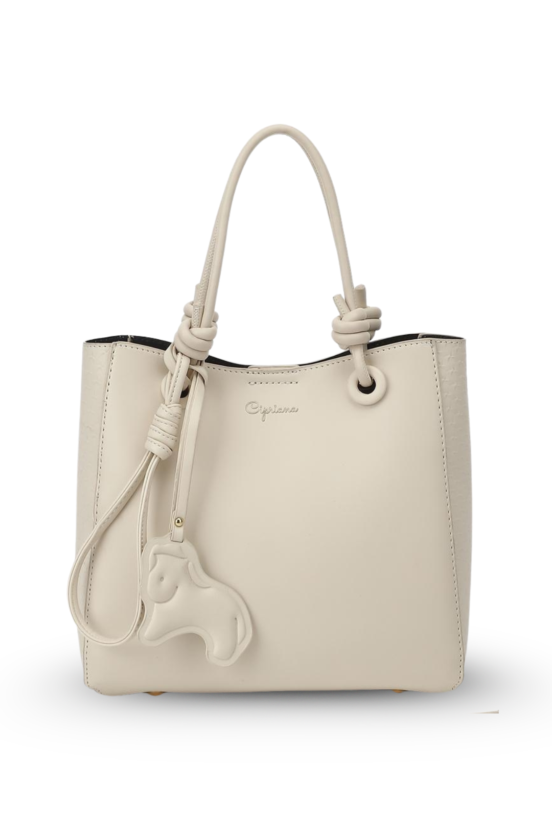 Structured Tote Handbag