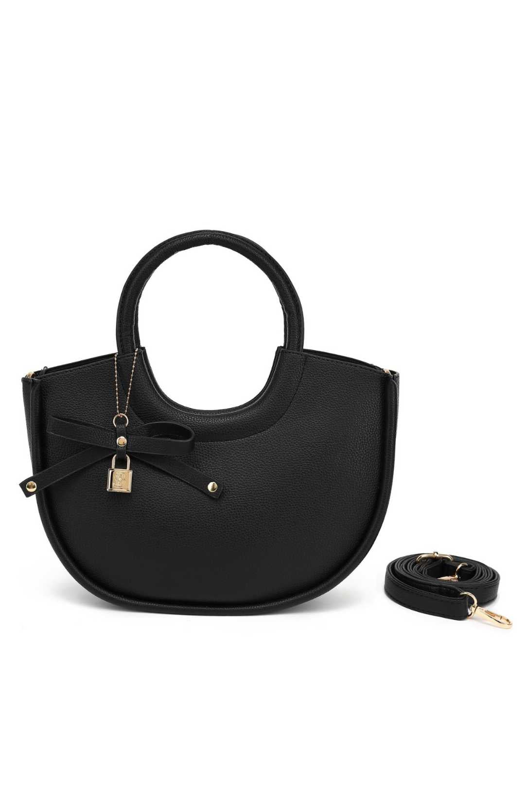 BDS2535 Bosalina Tote Handbag with Bow Keychain