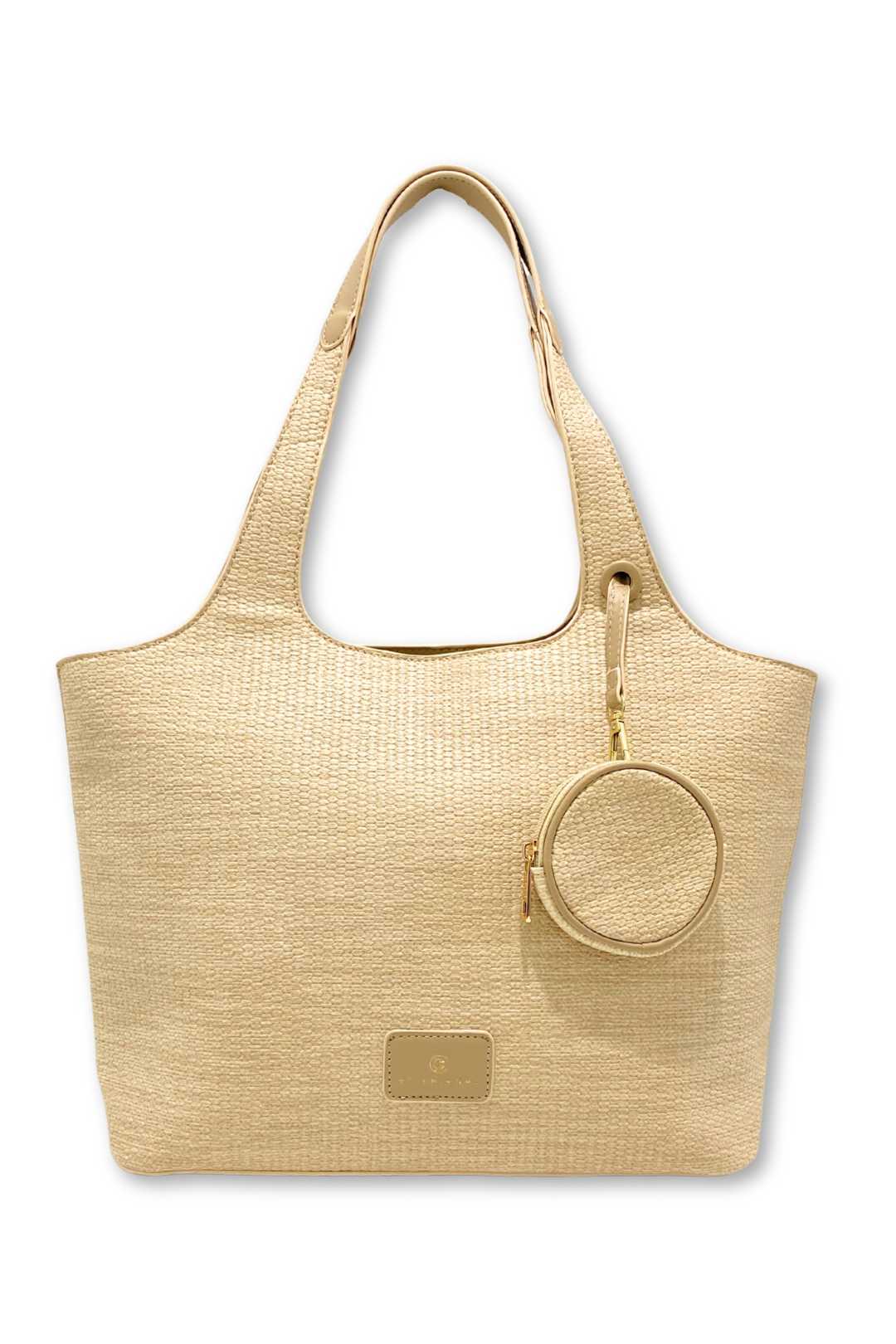 DS2427H Cipriana Tote Handbag with Keychain Pouch