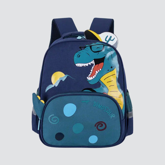 Navy Blue dinosaur backpack