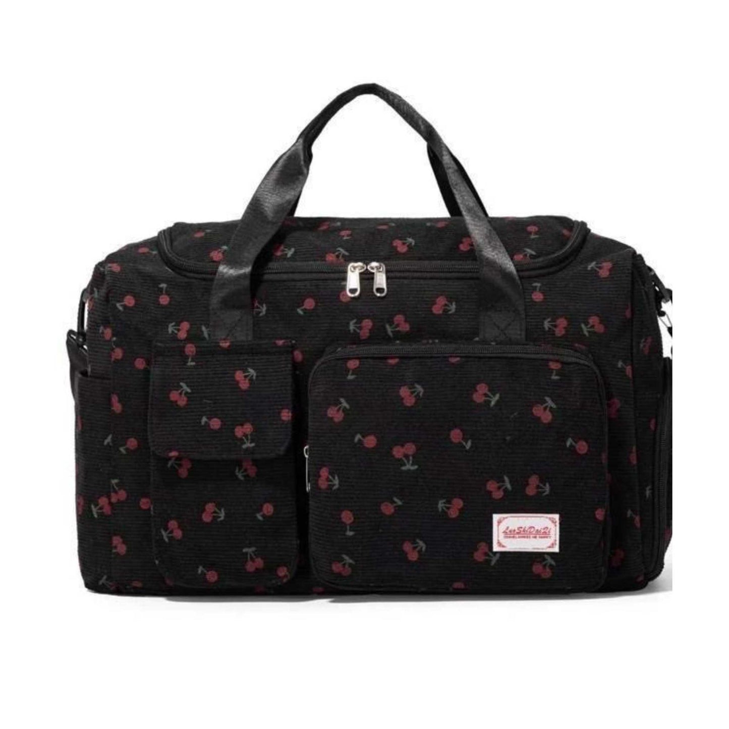 AB203 Cherry Print Duffel Bag