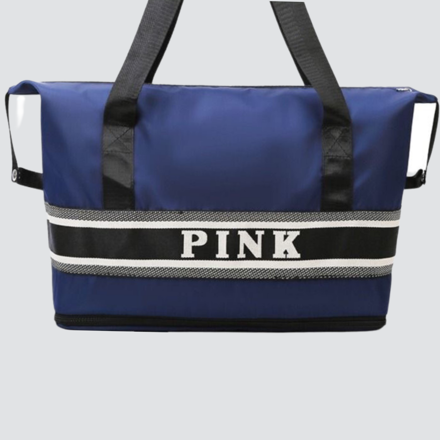 Navy Blue PINK Tote / Duffel Bag