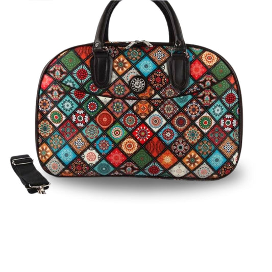 A1416 Multi-Print Duffel Bag