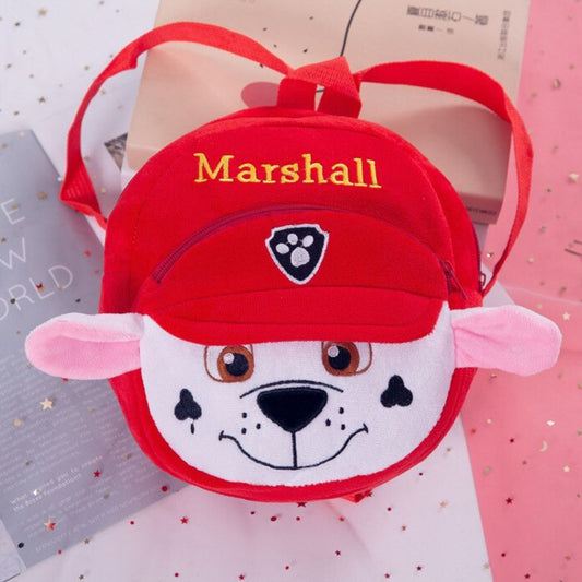 Red Paw Patrol Mini Toddler Backpack with character Marshall