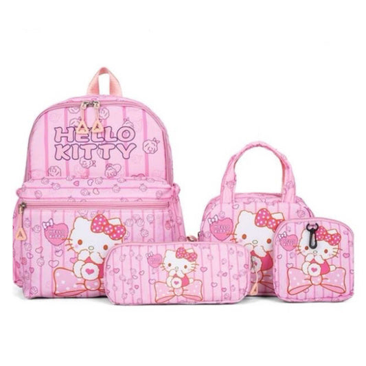 G504 Hello Kitty 4 Piece Backpack Set