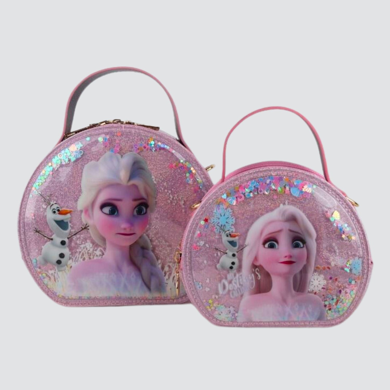 Light Pink Frozen Handbag / Crossbody Bags