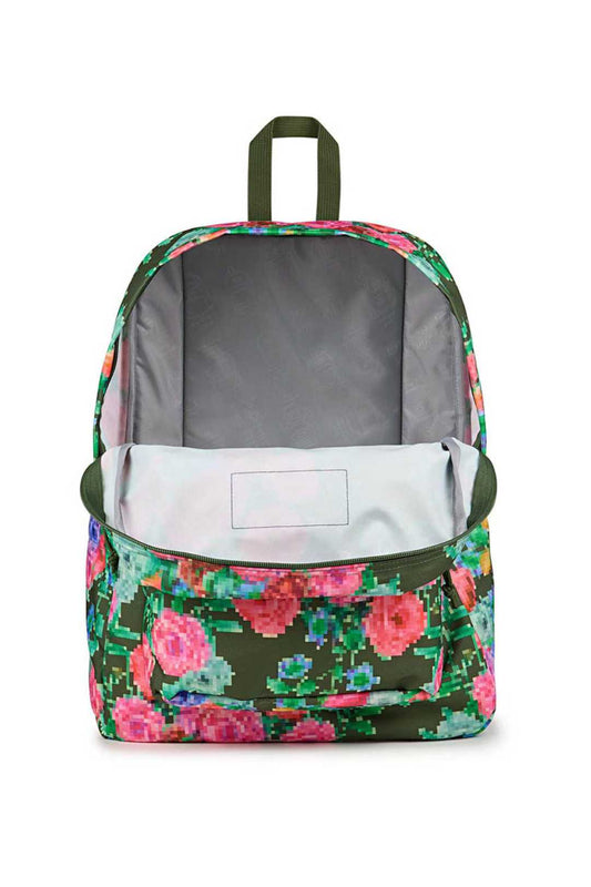 Jansport Superbreak Bit Bouquet Green
