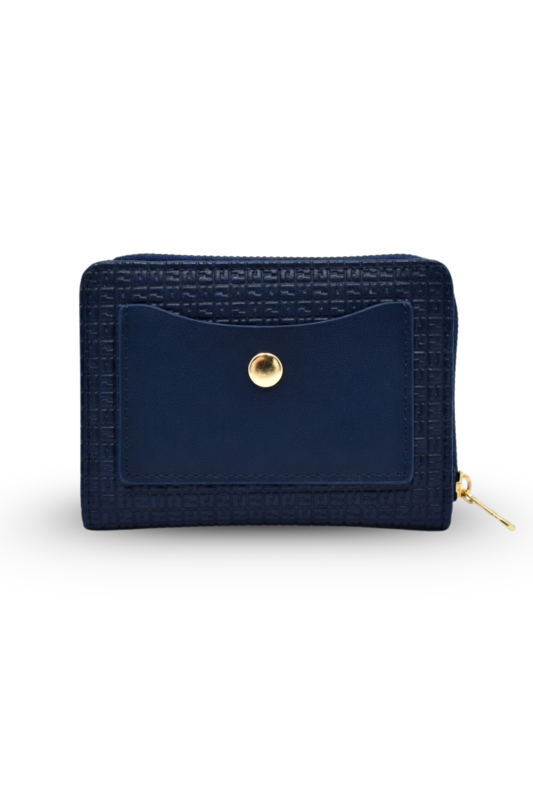 Pattern Trim Card Wallet