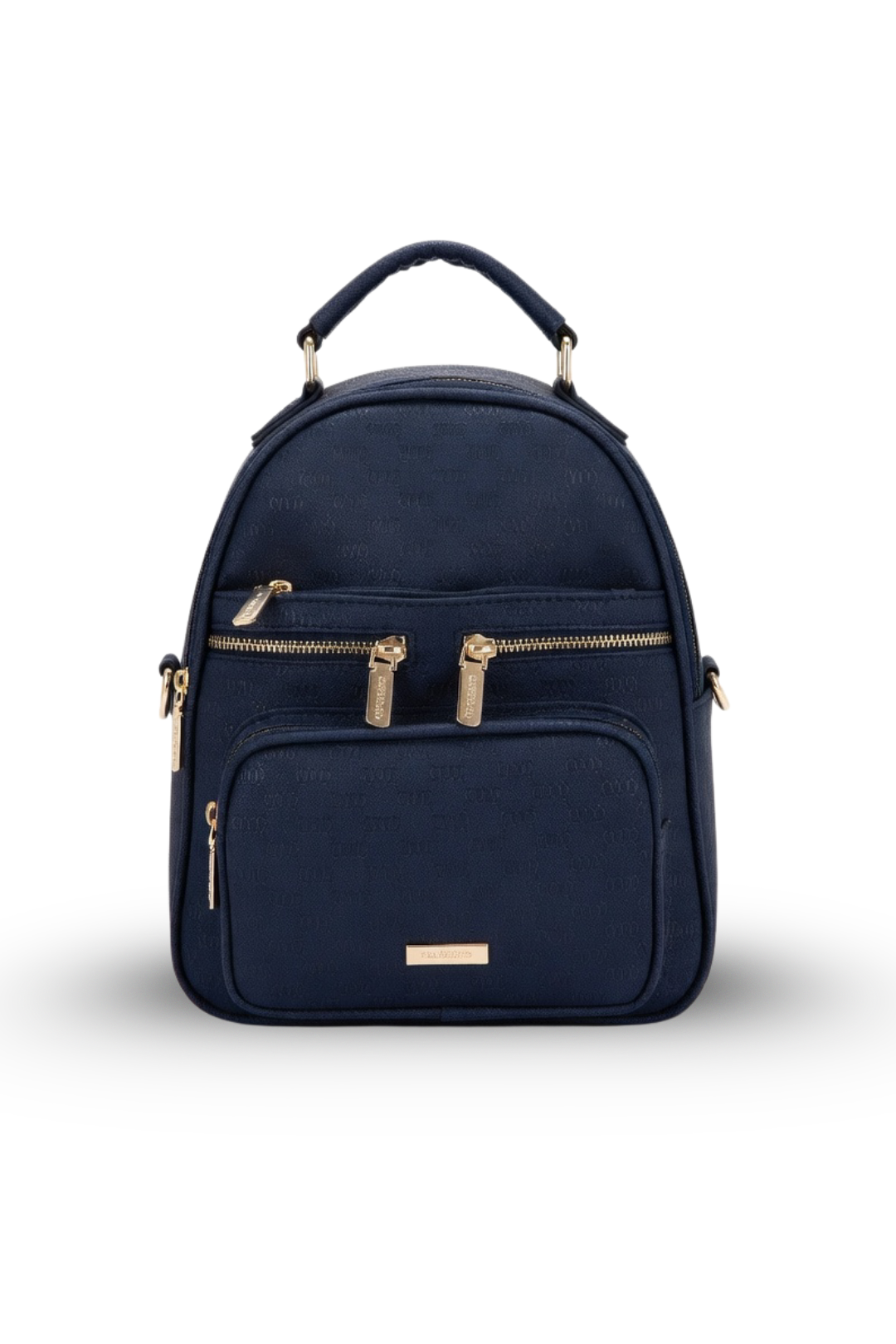 Multi-Zip Mini Backpack with Crossbody Strap