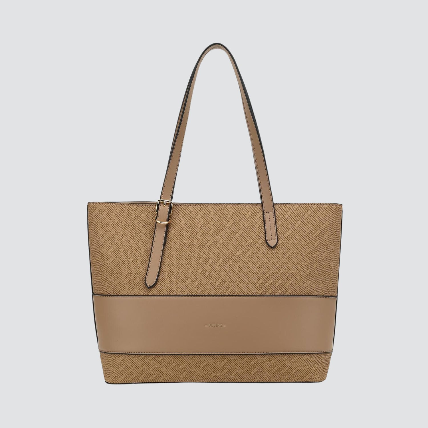 Taupe Deline Tote Handbag