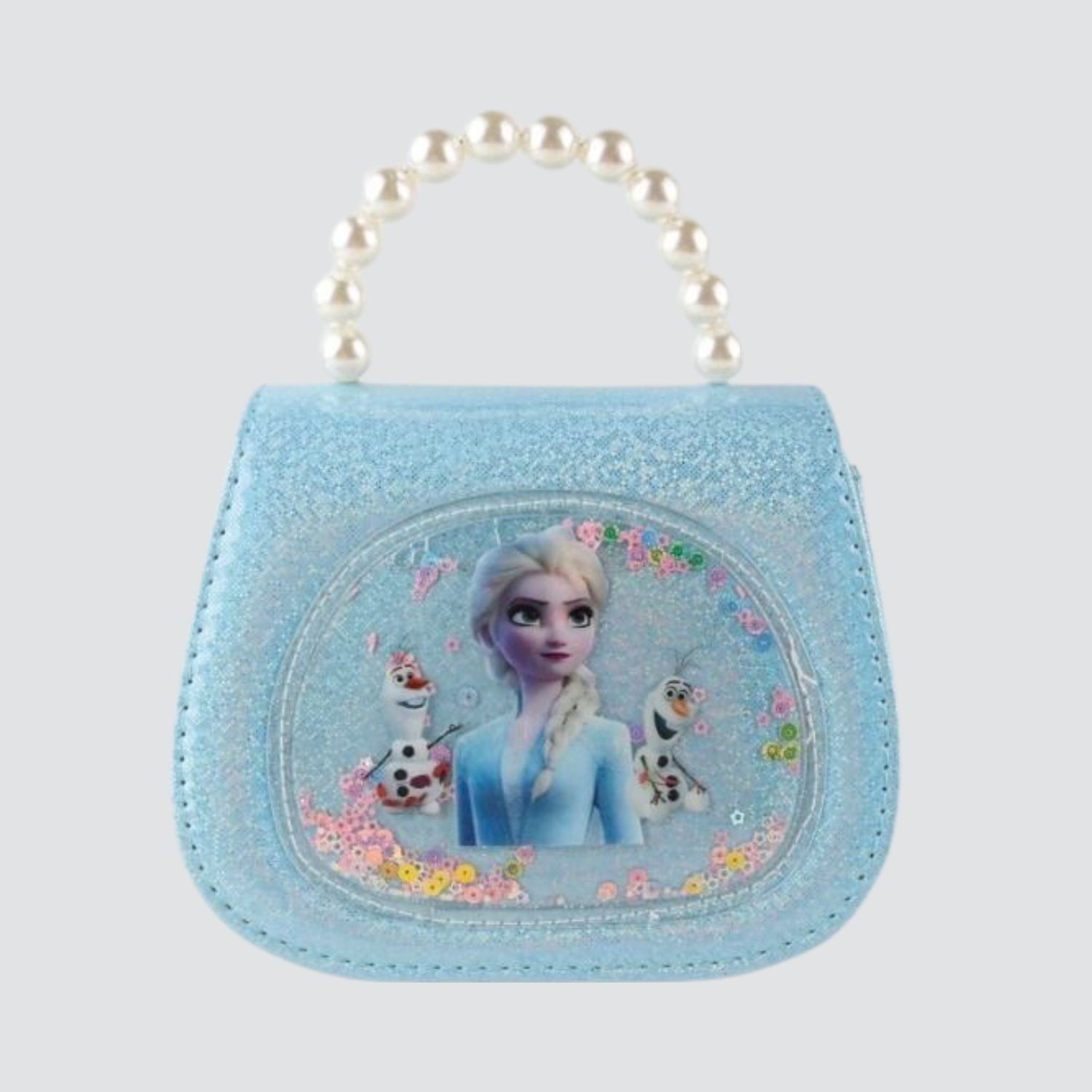 Blue Frozen Handbag / Crossbody Bag
